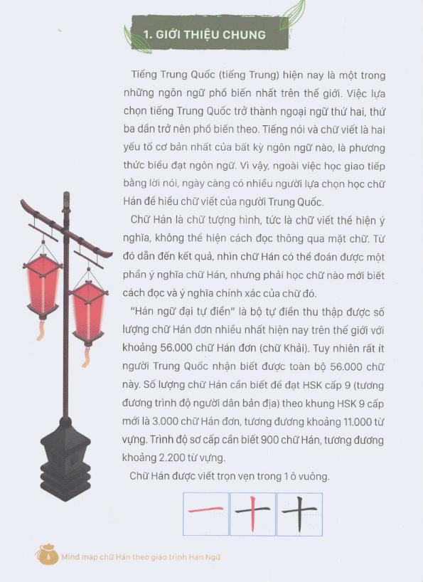 Sách Mind Map chữ Hán theo Giáo trình Hán ngữ