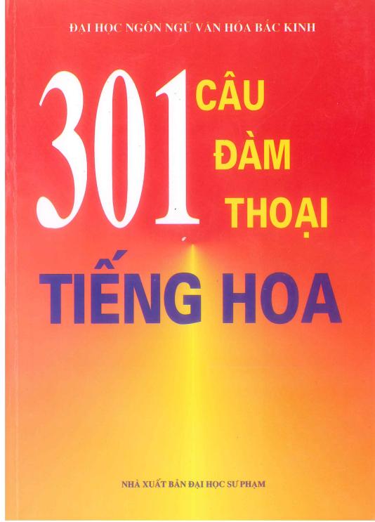 301 Câu đàm thoại tiếng Hoa
