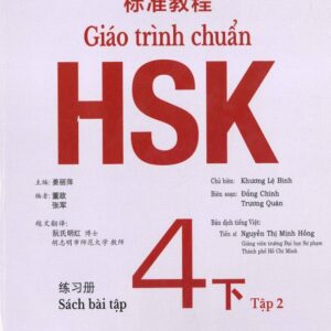 Sách bài tập Giáo trình chuẩn HSK 4 Tập 2