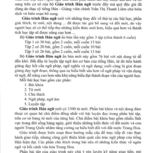 Giới thiệu giáo trình Hán ngữ 6 tập 3