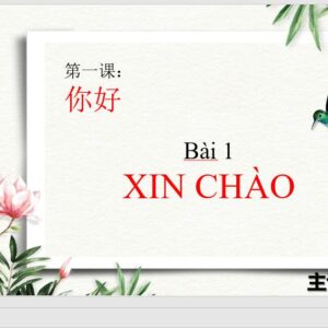 PPT Giáo trình Phát triển Hán ngữ Tổng hợp Sơ cấp 1