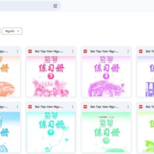 sách Bài tập Giáo trình Hán ngữ 12 cuốn