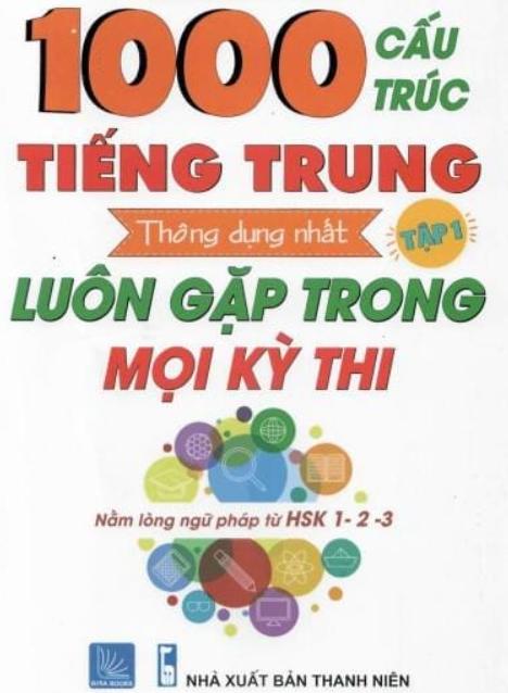 1000 Cấu trúc tiếng Trung thông dụng nhất – Tập 1
