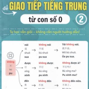 Ghép Câu Từng Bước Giao Tiếp Tiếng Trung Từ Con Số 0 Tập 2