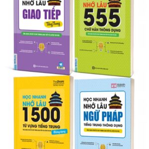 Combo Học Nhanh Nhớ Lâu Tiếng Trung Thông Dụng