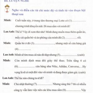Tiếng Việt 123 Tiếng Việt cho người Nước ngoài Trình độ B1