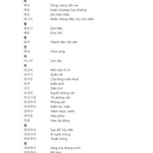 Tuyển Tập 5000 Cấu Trúc Ngữ Pháp Quán Dụng Ngữ Từ Vựng Tiếng Hàn