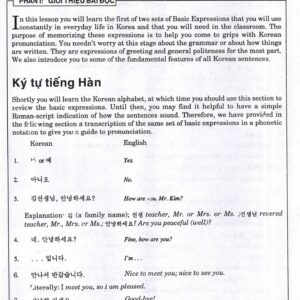 sách 15 bài học tiếng Hàn cho người lớn tuổi